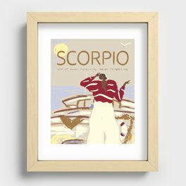 Scorpio - The CEO of never forgiving, never forgetting  Recessed Framed Print