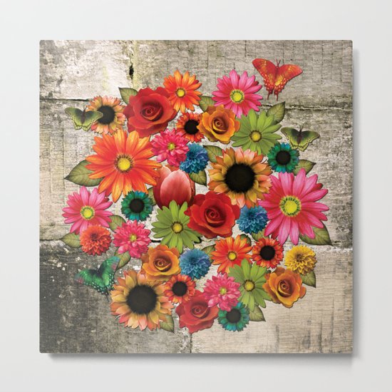 Wallflowers 2 Metal Print