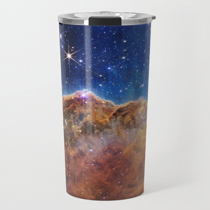 Cosmic Cliffs : The Carina Nebula Webb Telescope JWST  Travel Mug