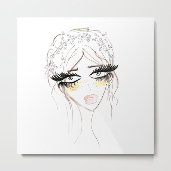 Country Girl Metal Print