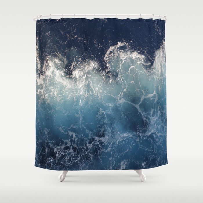 Ocean Waves Shower Curtain by MOXIE+BELLE | Society6