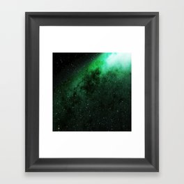Colorful Universe Nebula Galaxy And Stars Framed Art Print