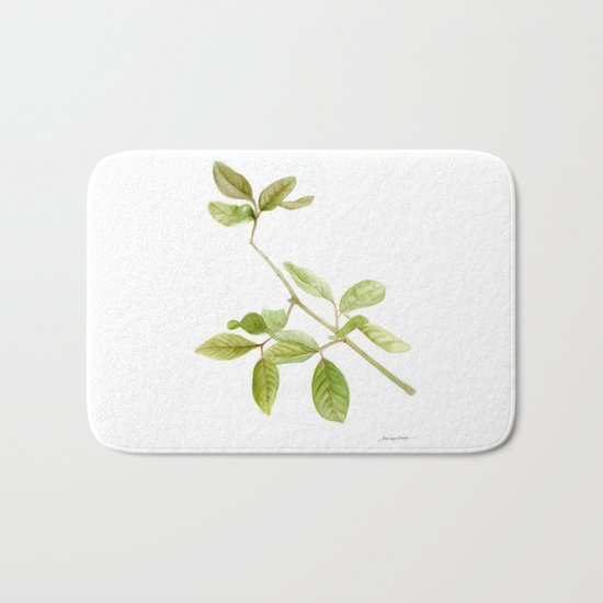 A branch of the tree Psidium fortium Bath Mat