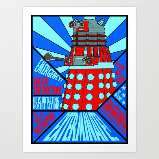 Doctor Who Art Print