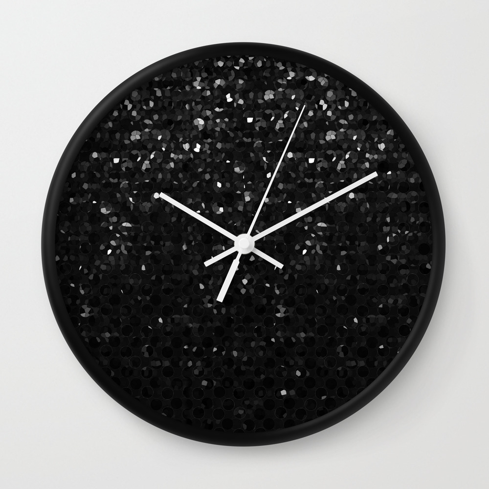 Crystal Bling Strass G283 Wall Clock By Medusa81 Society6