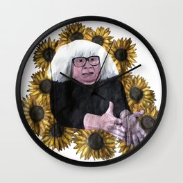 Ongo Gablogain Wall Clock | Dannydevito, Frankreynolds, Acrylic, Painting, Devito, Portrait, Frank, Sunflowers, Acrylicpainting, Alwayssunny 