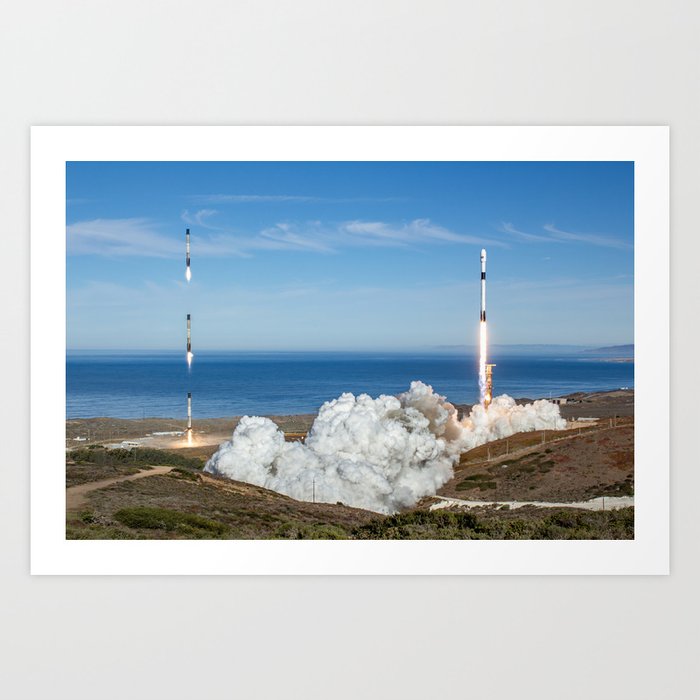 Falcon 9 Sentinel 6 Art Print