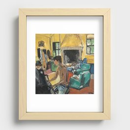 Piano Boy Recessed Framed Print