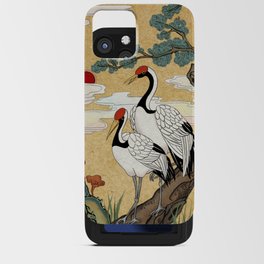 Minhwa: Pine Tree and Cranes A Type iPhone Card Case