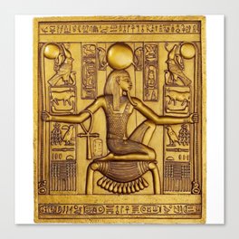 Archeology of the ancient egyption civilization Canvas Print