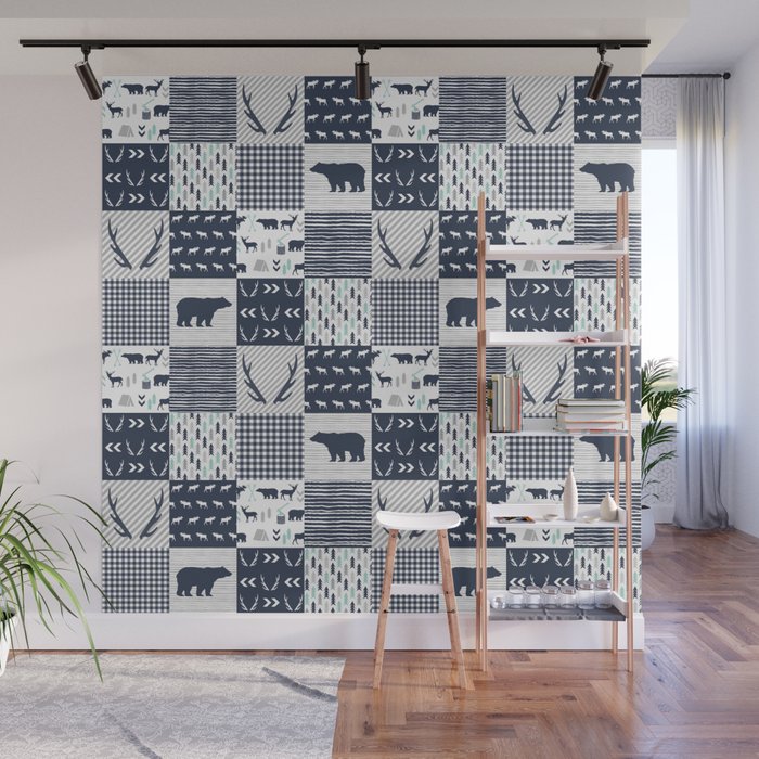 mint and grey nursery