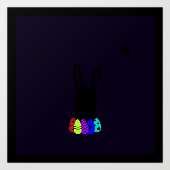 The Happy Easter Art Print