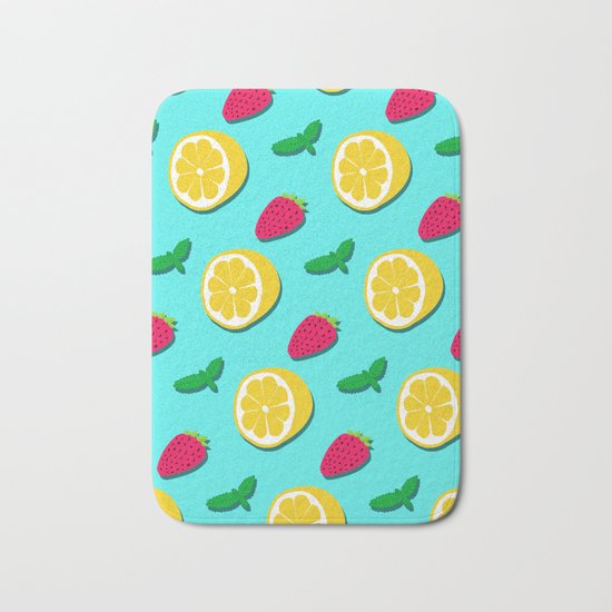 Fruit Party #society6 #decor #buyart Bath Mat