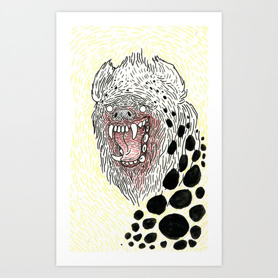Monstrous and Free Art Print