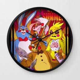 FNAF Summer (Toys version) Wall Clock | Game, Illustration, Funny, Animal 