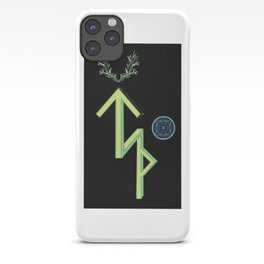 Key to succes iPhone Case | Black, Protection, Pagan, Rune, Digital, Succes, Drawing, Celtic, Sigil, Odd 