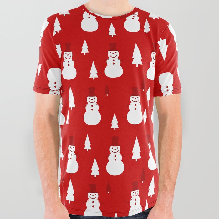 Christmas Pattern 13 All Over Graphic Tee