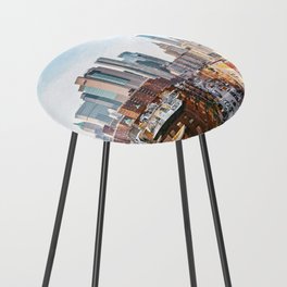 New York City Skyline Counter Stool