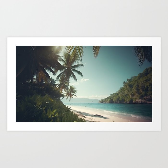Tropical Getaway Art Print