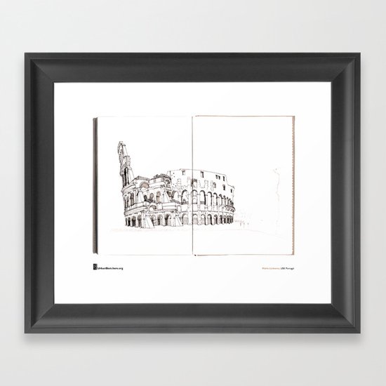 Mário Linhares "Colosseum Rome" Framed Art Print