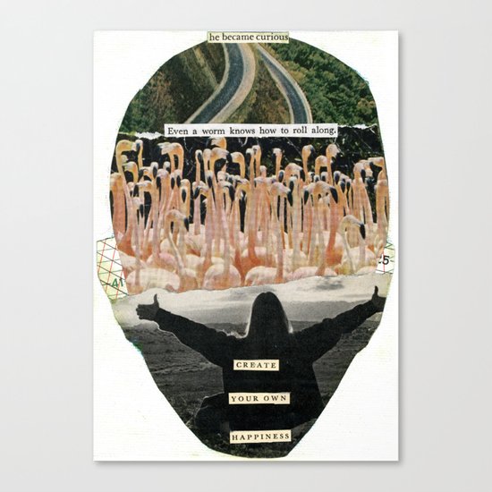 Create Your Own Happiness Canvas Print
