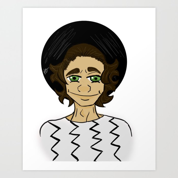 Harry Styles Art Print by LizDrawsss Society6