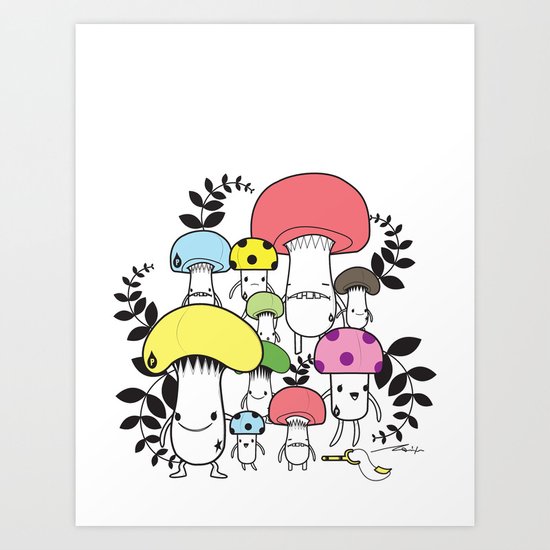 WELCOME TO MUSHROOM LAND - EP.547 VE Art Print