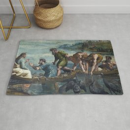 The Miraculous Draft of Fishes Area & Throw Rug