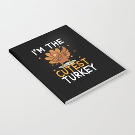 Dabbing Turkey Funny Cutest Turkey Thanksgiving Notebook
