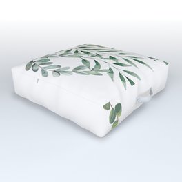 Eucalyptus Leaves  Outdoor Floor Cushion