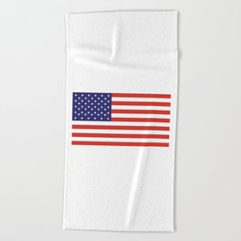 American Flag, Stars and Stripes. Pure and simple. Beach Towel