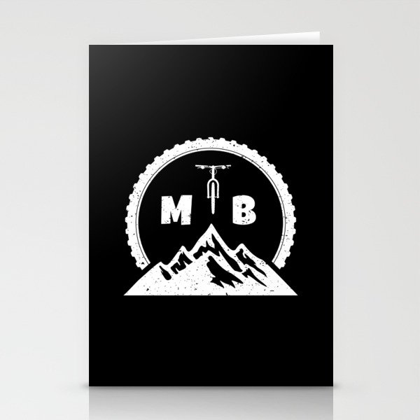 Mountain Bike Berg Bicycle Biker Stationery Cards