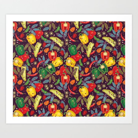 Hot & spicy! Art Print