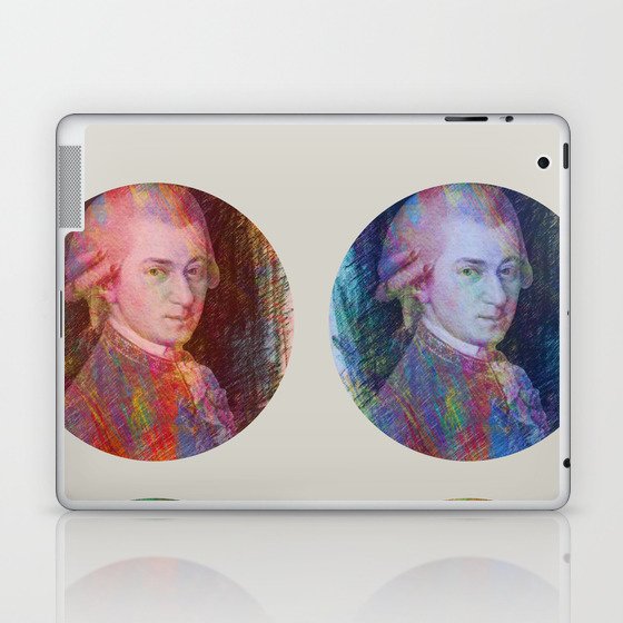 Portraits of Mozart  Laptop & iPad Skin