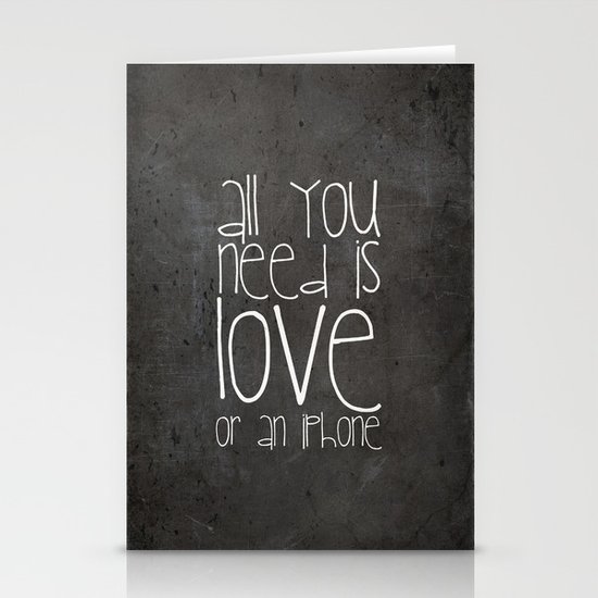 iPhone Stationery Cards