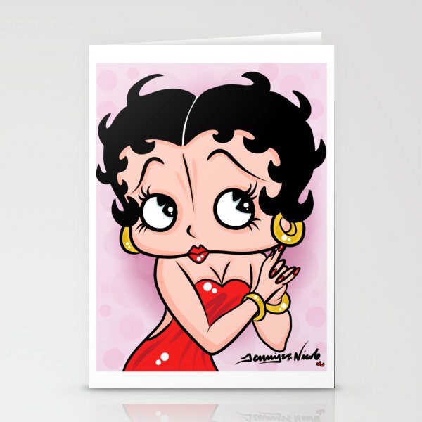 Betty Boop OG by Art In The Garage Stationery Cards