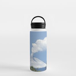Mexico Photography - The Active Popocatépetl Volcano Water Bottle