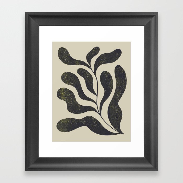 Abstract Plant No. 1 Framed Art Print