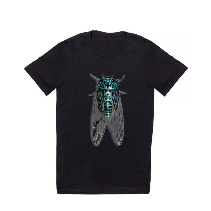 Turquoise Cicada T Shirt