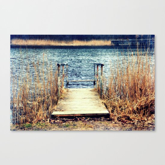 blue water Canvas Print