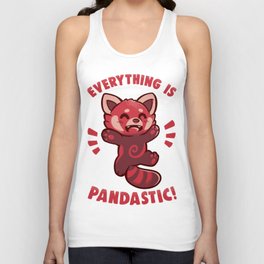 Everything is Pandastic Unisex Tank Top