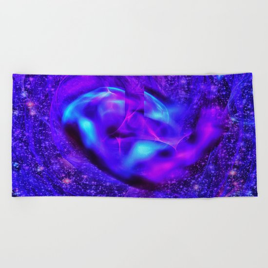 Cosmic Electricity Beach Towel