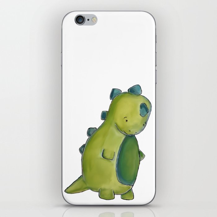 Just a Little Green Dinosaur iPhone Skin