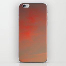 Red sky iPhone Skin