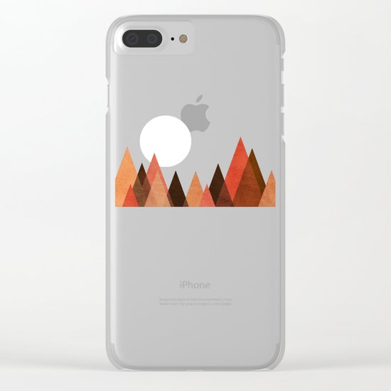 From the edge of the mountains Clear iPhone Case