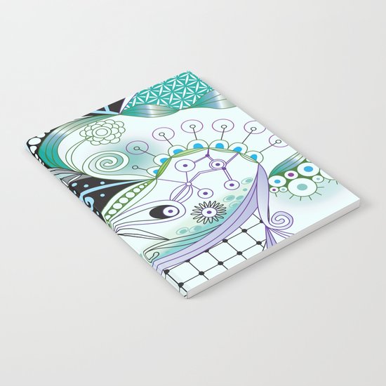 Winter tangle Notebook