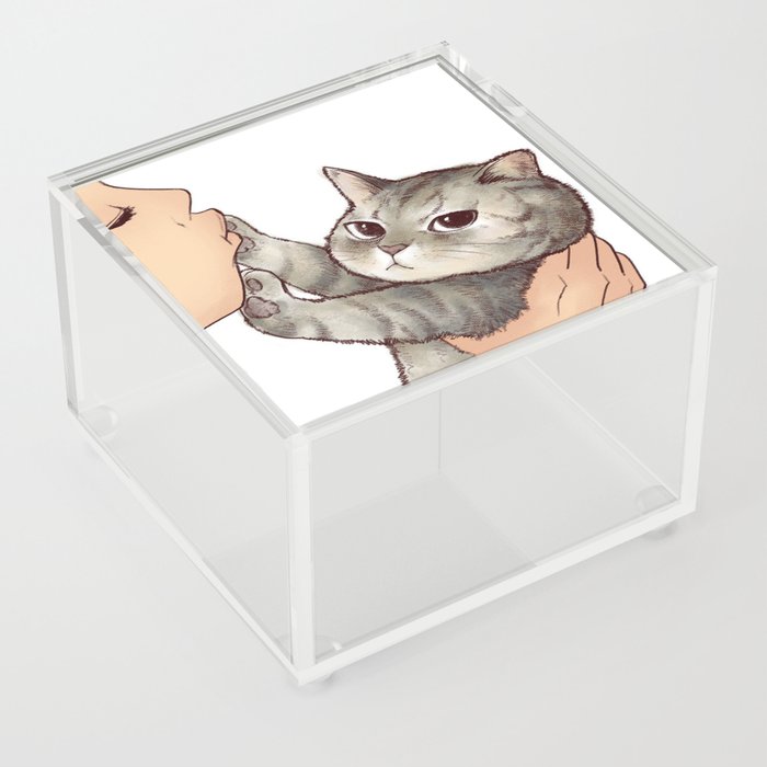 cat : hmmmmm! Acrylic Box
