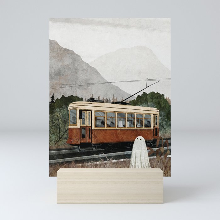 Ghost Tram Mini Art Print