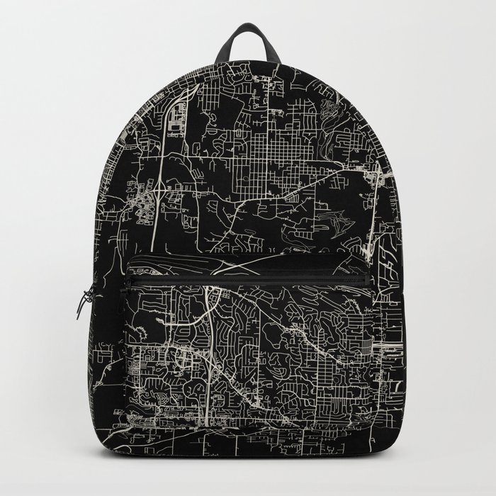 Little Rock, USA - city map Backpack