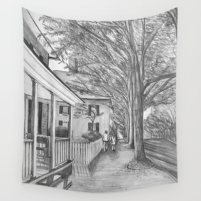 Old Salem Wall Tapestry
